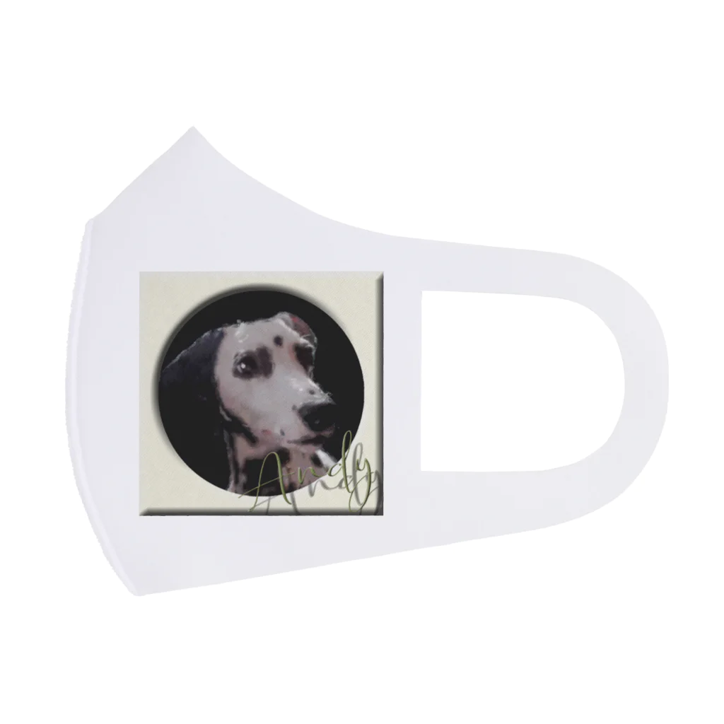 ぬくもふ屋　【猫 犬の似顔絵描き】のandy フルグラフィックマスク