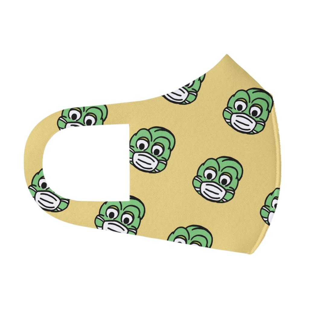 カメレオンのモホークSHOPのモホーク　Smallフェイス(ドット) Face Mask