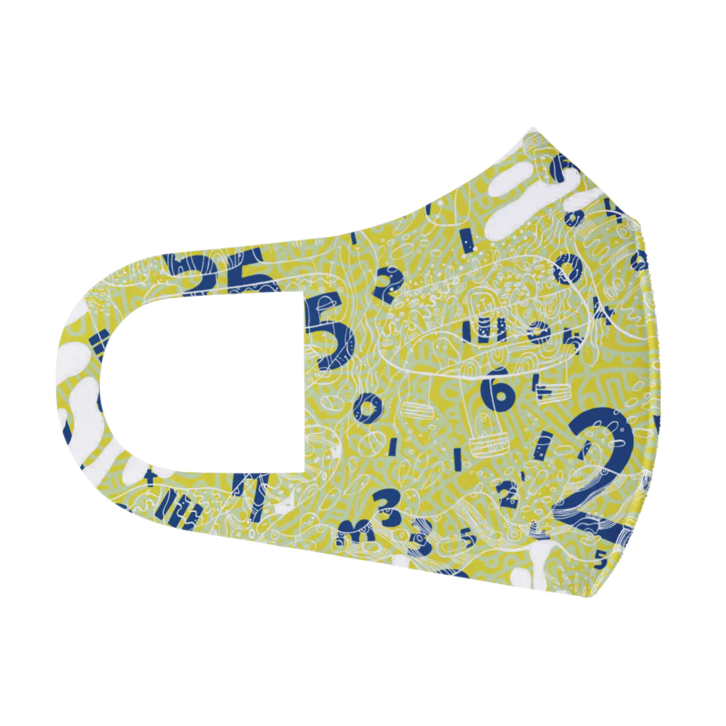 みじんこ家の細胞世界 Face Mask
