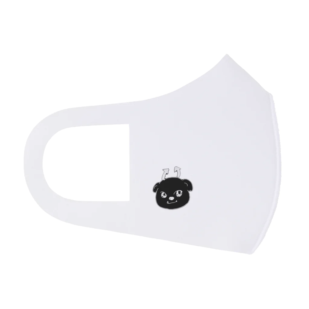 こいぬしょっぷのこいぬのハロウィンマスク(デビル) Face Mask