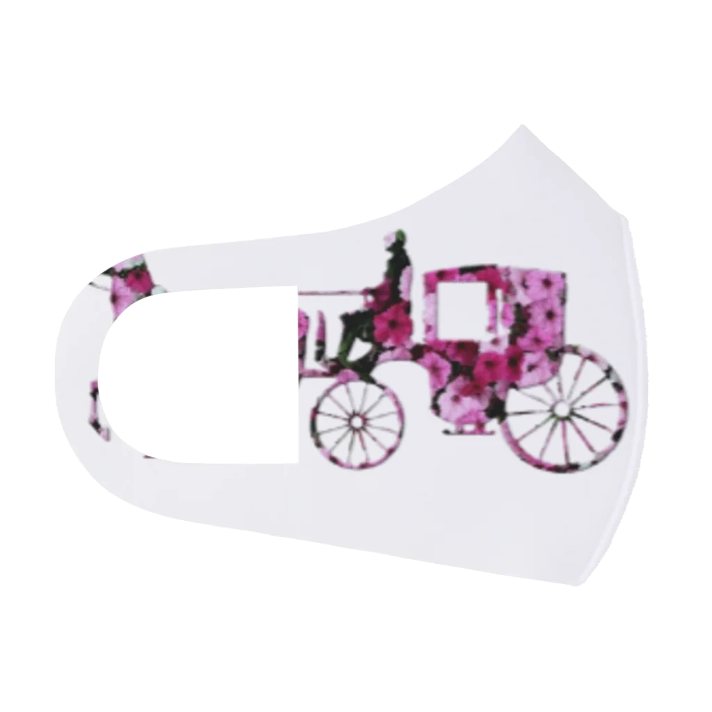 mumusの馬車　rose フルグラフィックマスク