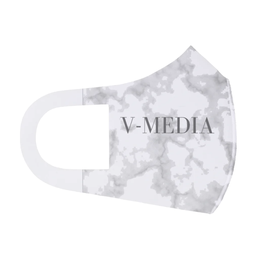 V-Media | 🗓10/27 17:30- 📍大阪 📣交流会の白 フルグラフィックマスク