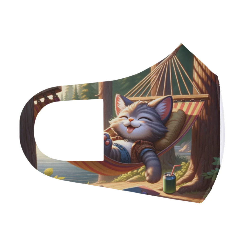 Aoyanicのcat camper ハンモック フルグラフィックマスク