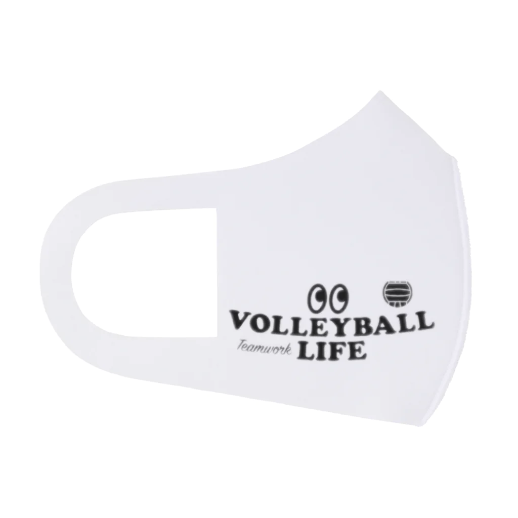 【volleyball online】のバレーボールロゴ　SUZURIバージョン フルグラフィックマスク