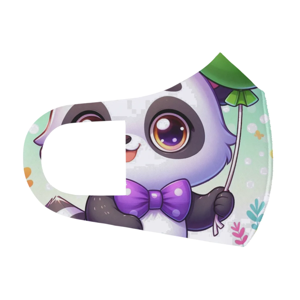 アニマルキャラクターショップのcute panda フルグラフィックマスク