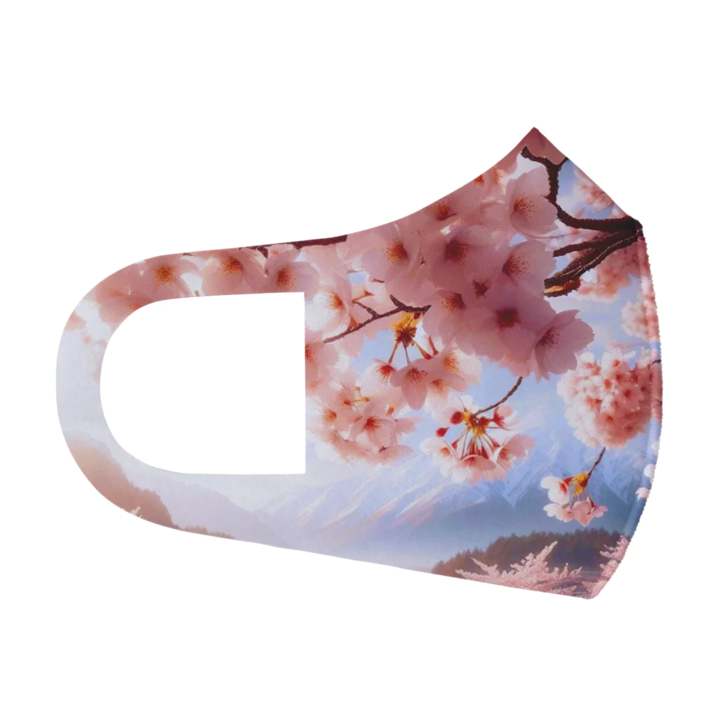 終わらない夢🌈の美しい桜🌸 フルグラフィックマスク