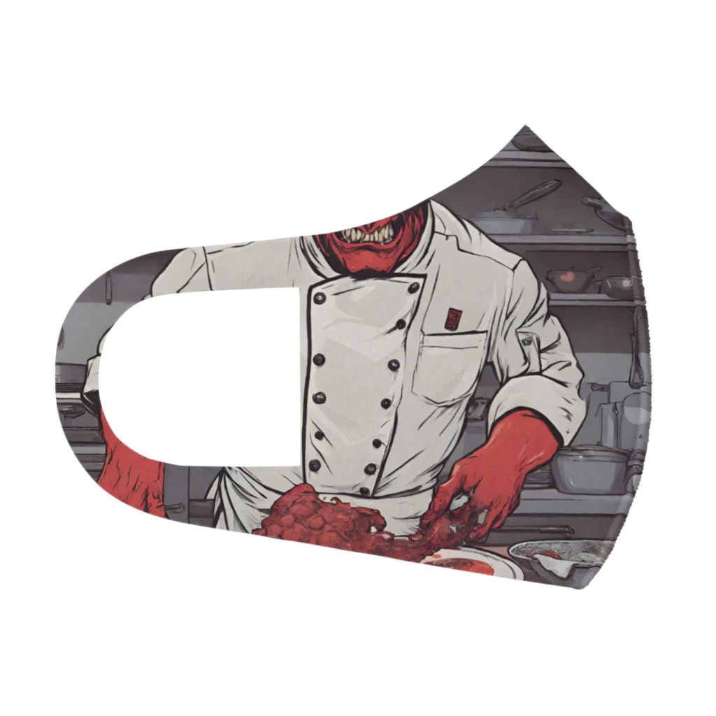 d-design-labのdevil's cookingグッズ Face Mask