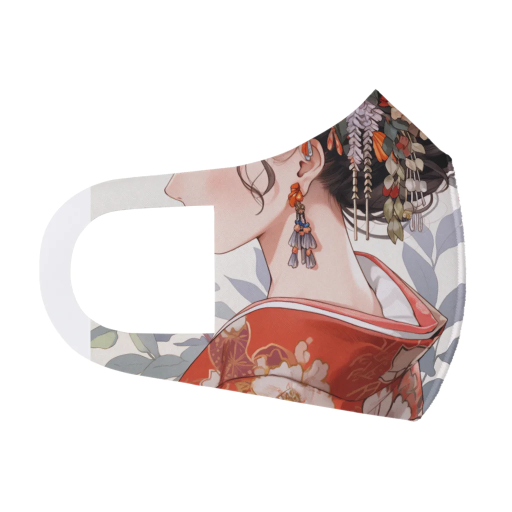 AQUAMETAVERSEの和服姿の女性　sanae 2074 フルグラフィックマスク