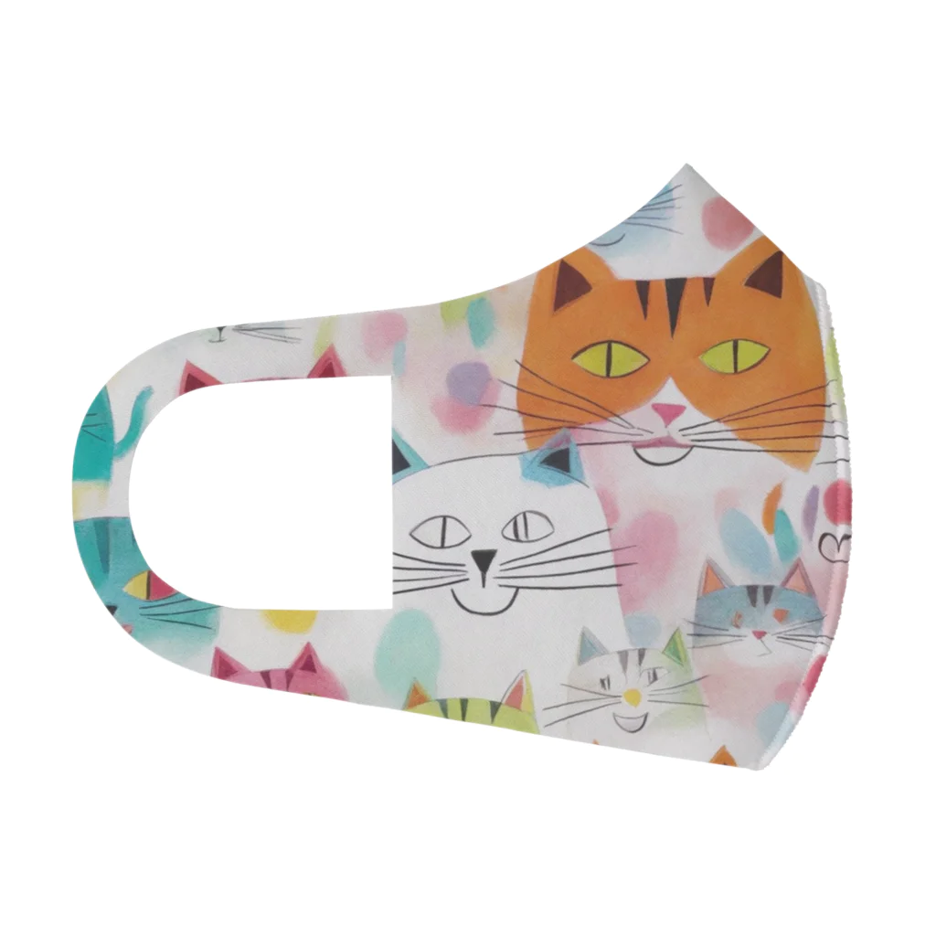 F2 Cat Design Shopのbeloved cats 002 フルグラフィックマスク