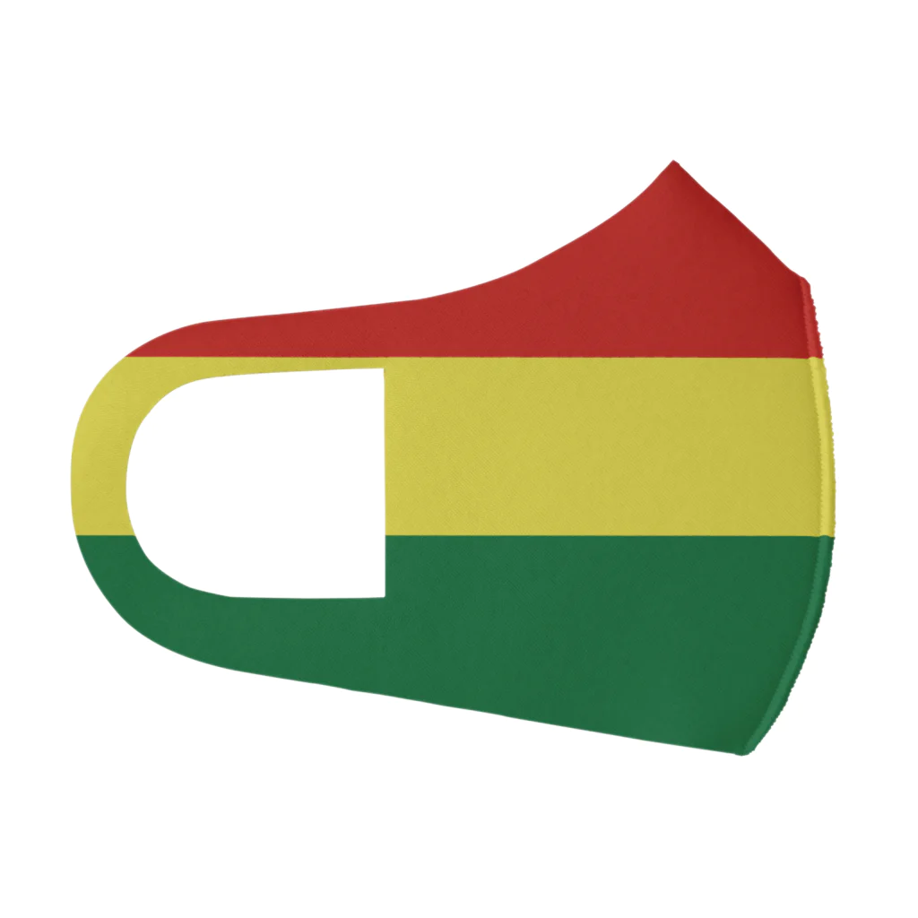 お絵かき屋さんのボリビアの国旗 フルグラフィックマスク