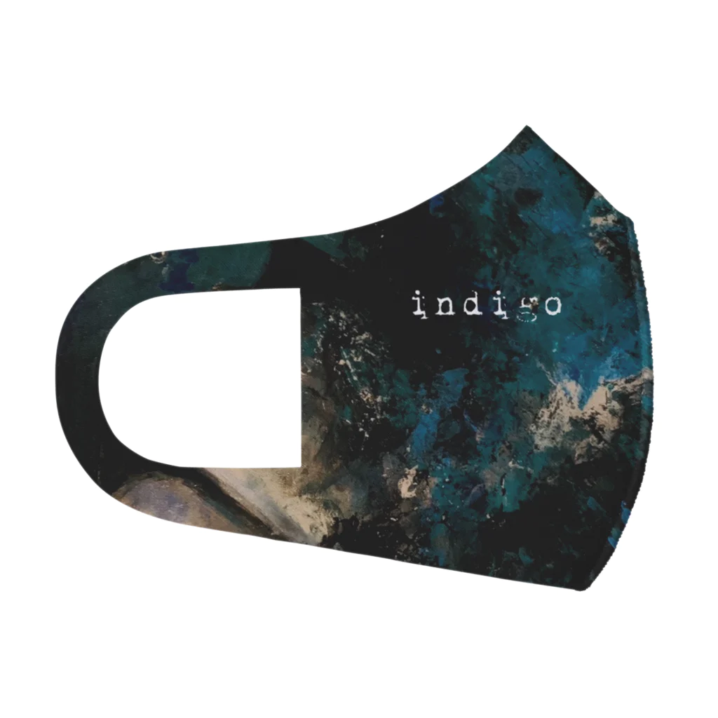 渦-UZU-Goods Shopのindigo Face Mask