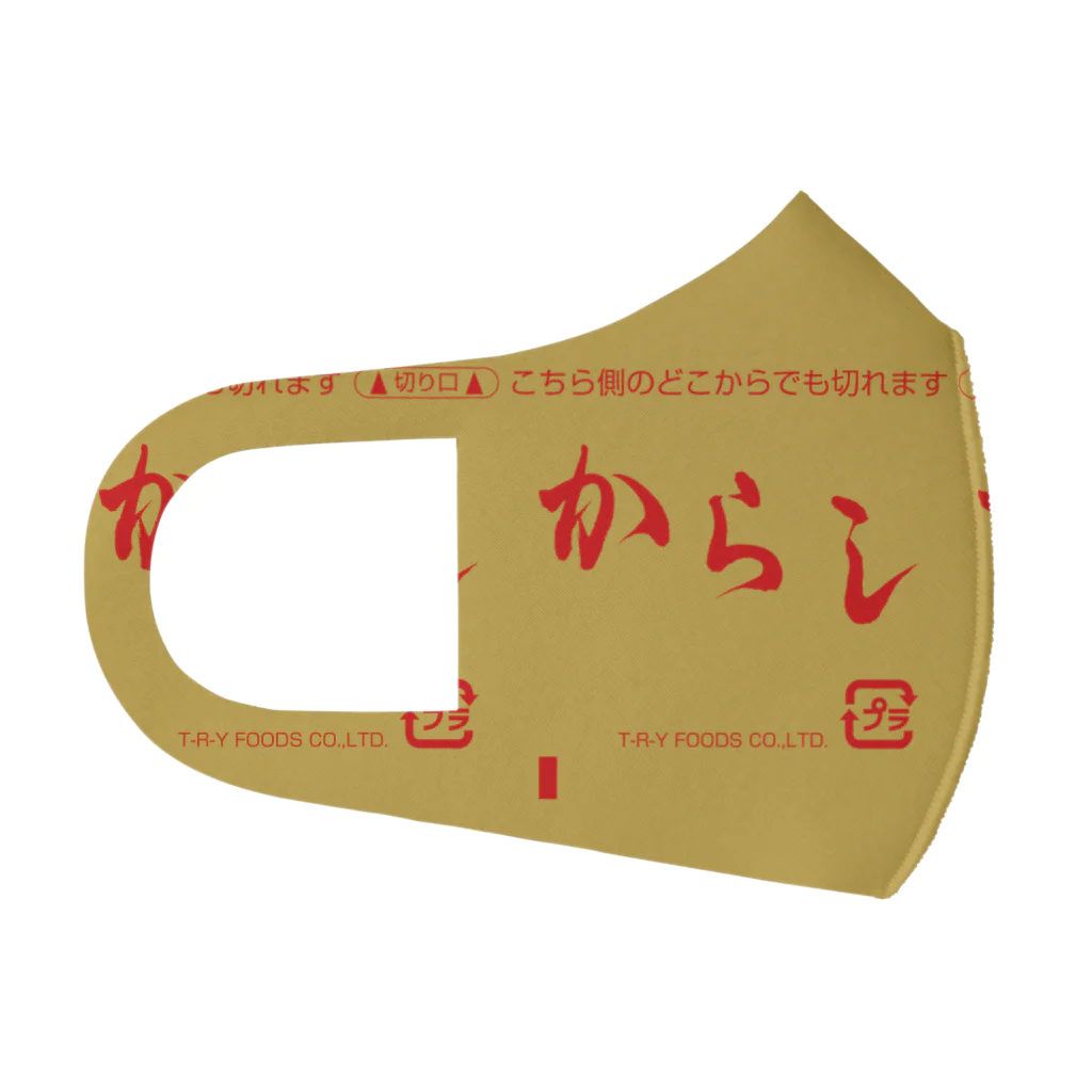 T-R-Y_designのからしマスク Face Mask