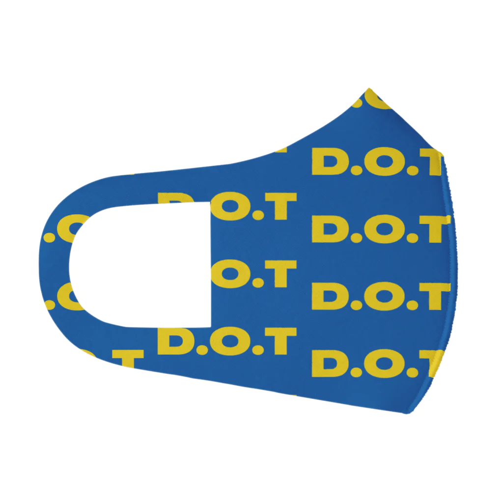 D.O.T　［SUZURI店］のFASHION BRAND D.O.T OFFICIAL MASK フルグラフィックマスク