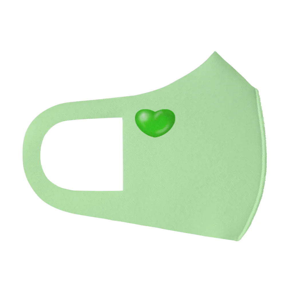 honey_sosの「緑ハート」 フルグラフィックマスク