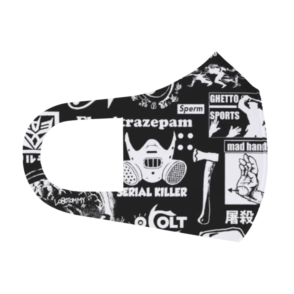 ゴトウヒデオ商店　ゲットースポーツのシリアルキラー  グラフィック　マスク フルグラフィックマスク