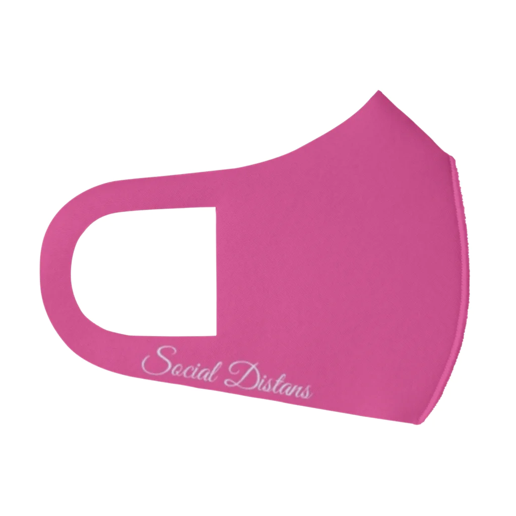 SEIYA ONLINE SHOP🖋の✴︎Sロゴマスク ピンク フルグラフィックマスク