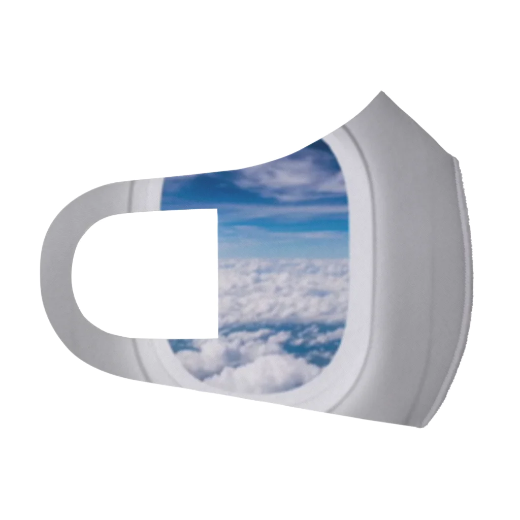 Teatime ティータイムのjet streamジェットストリーム 飛行機の窓から フルグラフィックマスク