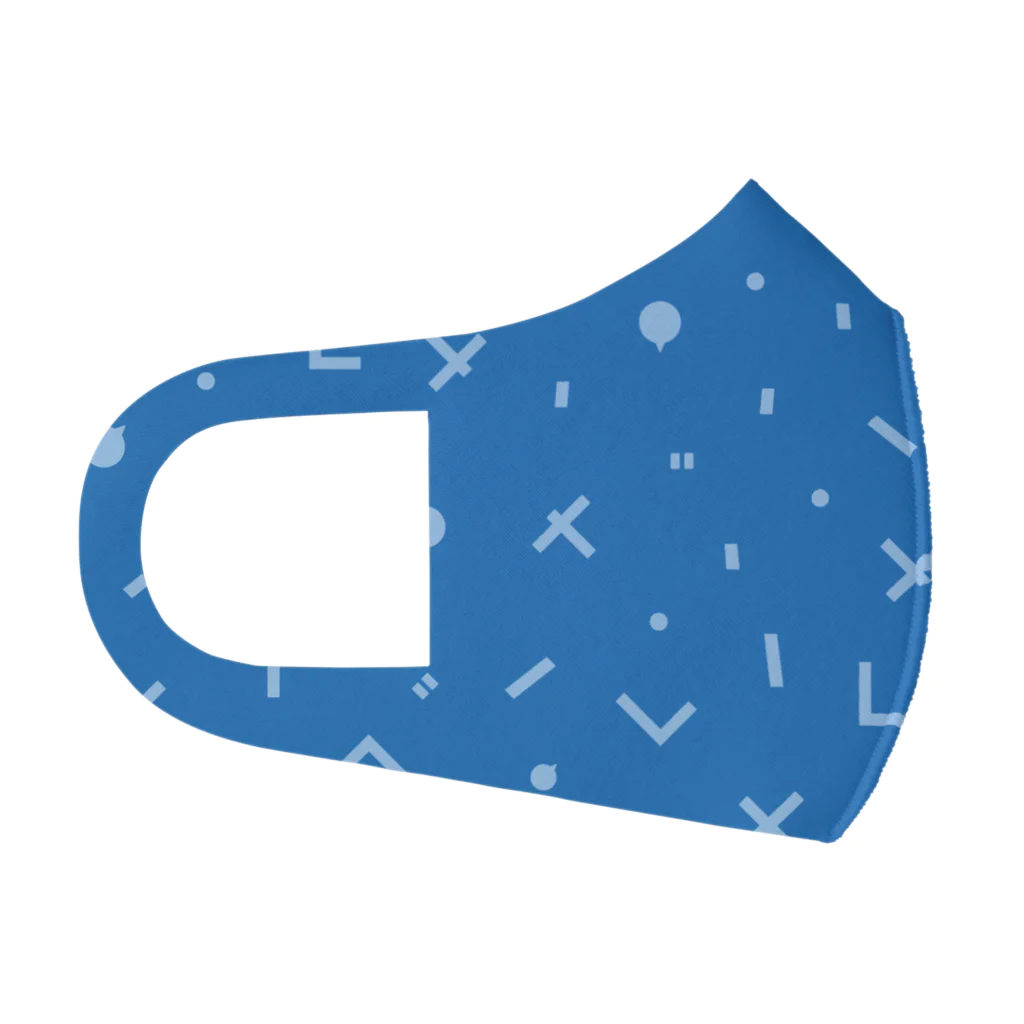 GMOペパボ公式ショップのブルー（ロゴ入り） フルグラフィックマスク
