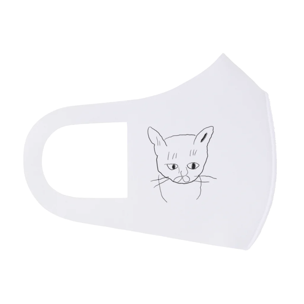 ぽちのヘンテコ猫 フルグラフィックマスク