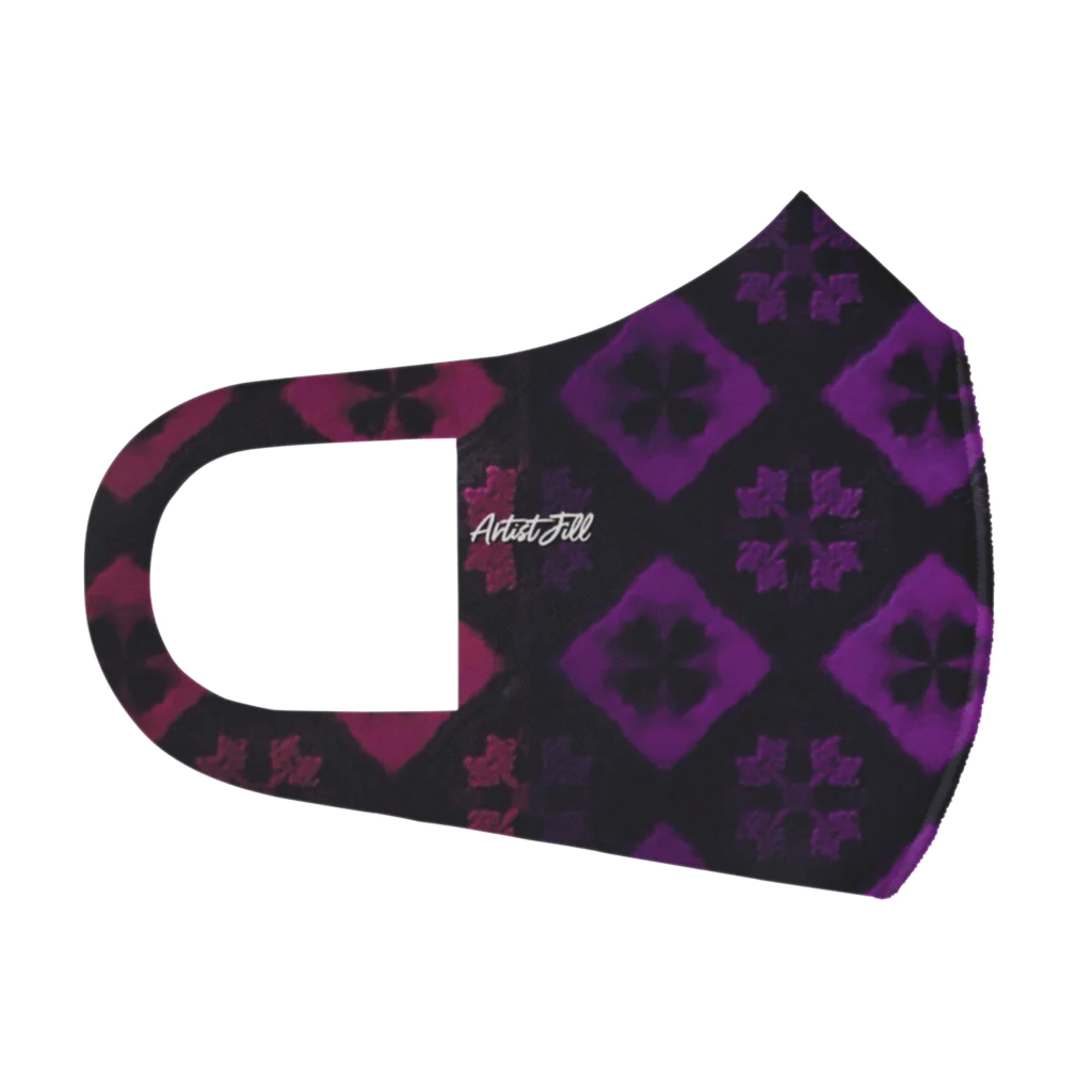【ホラー専門店】ジルショップの紅×紫(ツートンカラー) Face Mask