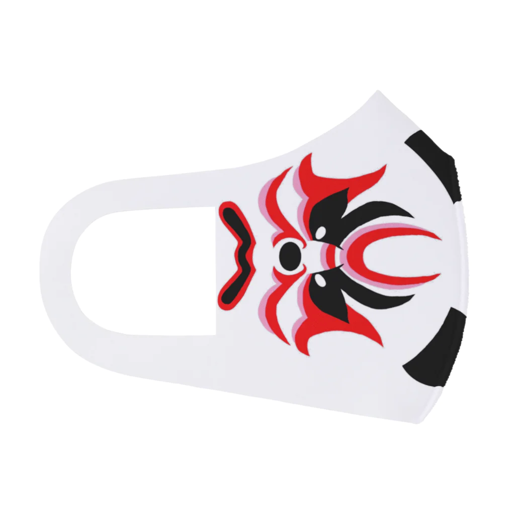 日々好日屋2号店の隈取りパンダ Face Mask