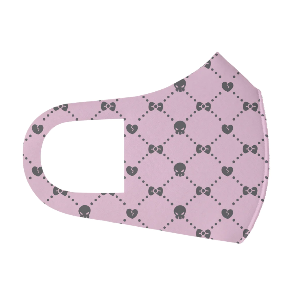 💗江崎びす子officialスズリ💗の量産型ピンク フルグラフィックマスク