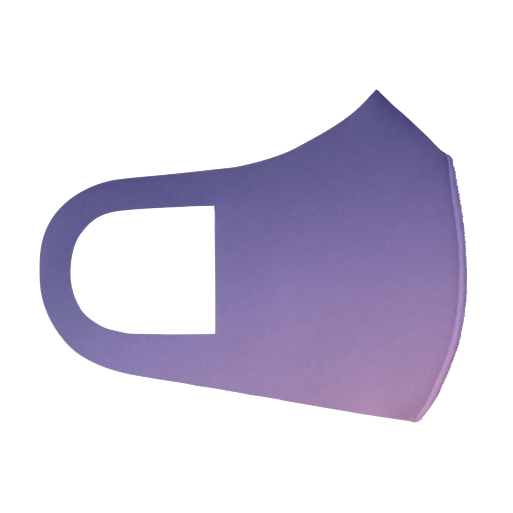 purposebizzleのpurple gradient face mask フルグラフィックマスク