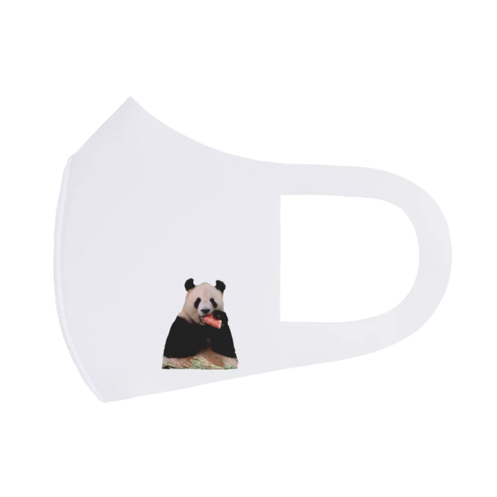 HKG パンダのスイカとパンダ フルグラフィックマスク