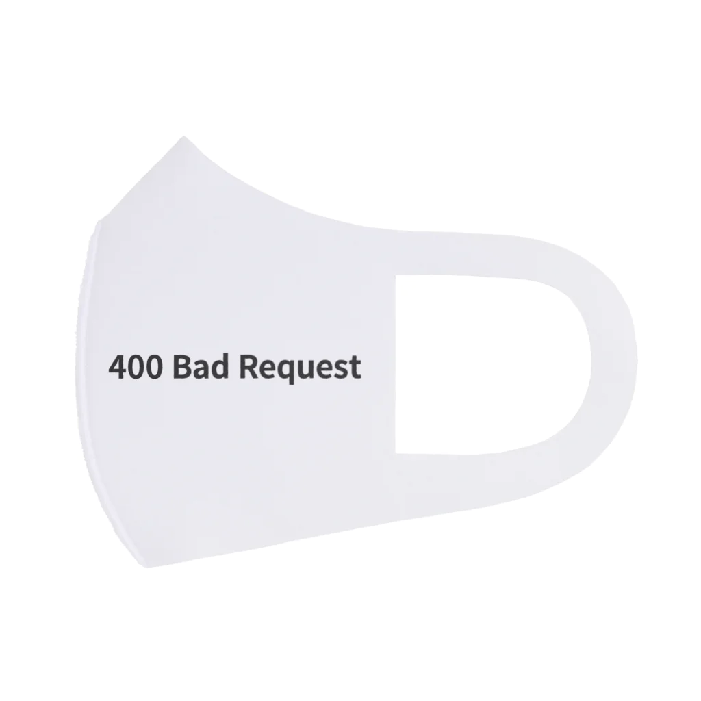 Web Freak Products の400 Bad Request Face Mask