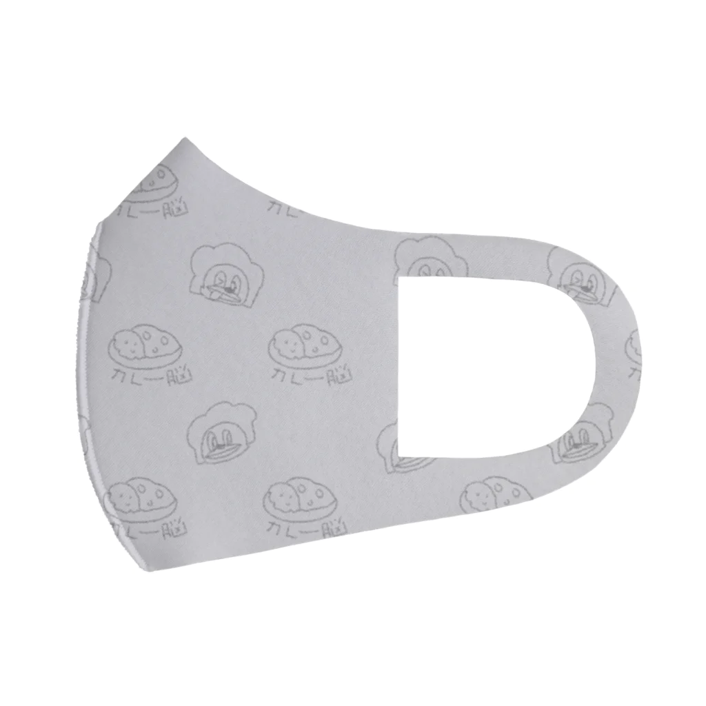 カレー脳のカレーアピール Face Mask