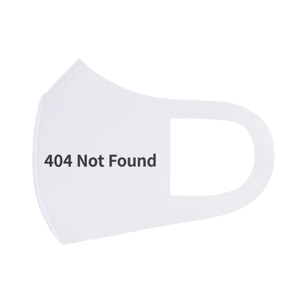 Web Freak Products の404 Not Found フルグラフィックマスク