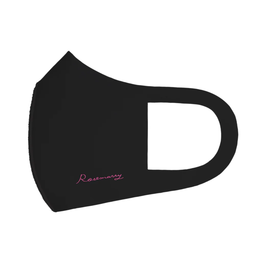 studiotimespのRosemarry -Black×Pink- Face Mask