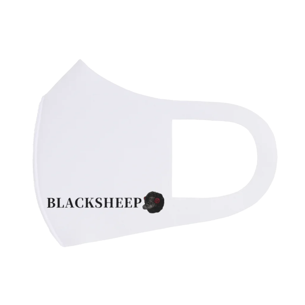 BLACK SHEEPのBLACKSHEEP色つき フルグラフィックマスク