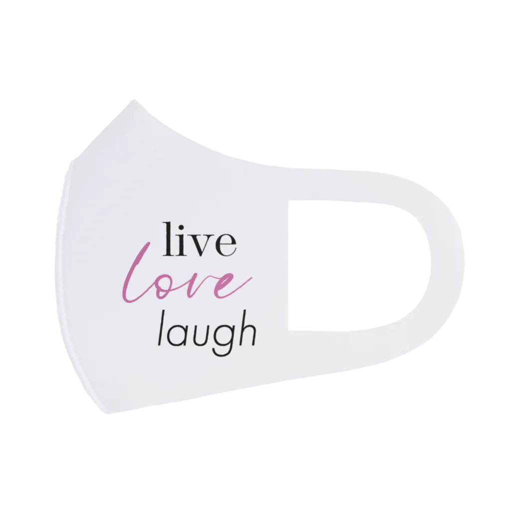 cocono shopの生きよう、愛そう、笑おう-live love laugh- フルグラフィックマスク
