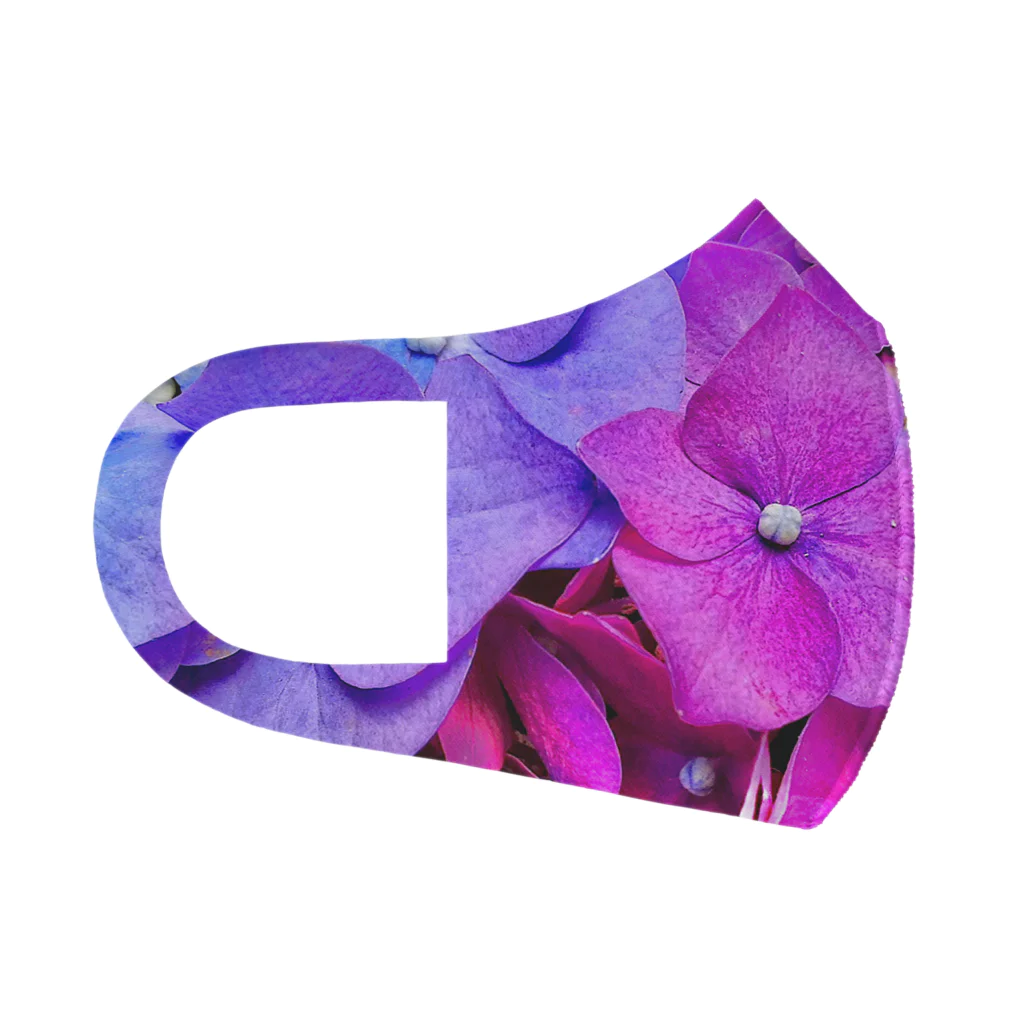 LalaHangeulの紫陽花のヴェール フルグラフィックマスク