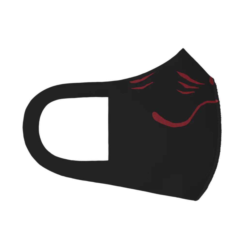 コーヒーの狐マスク フルグラフィックマスク
