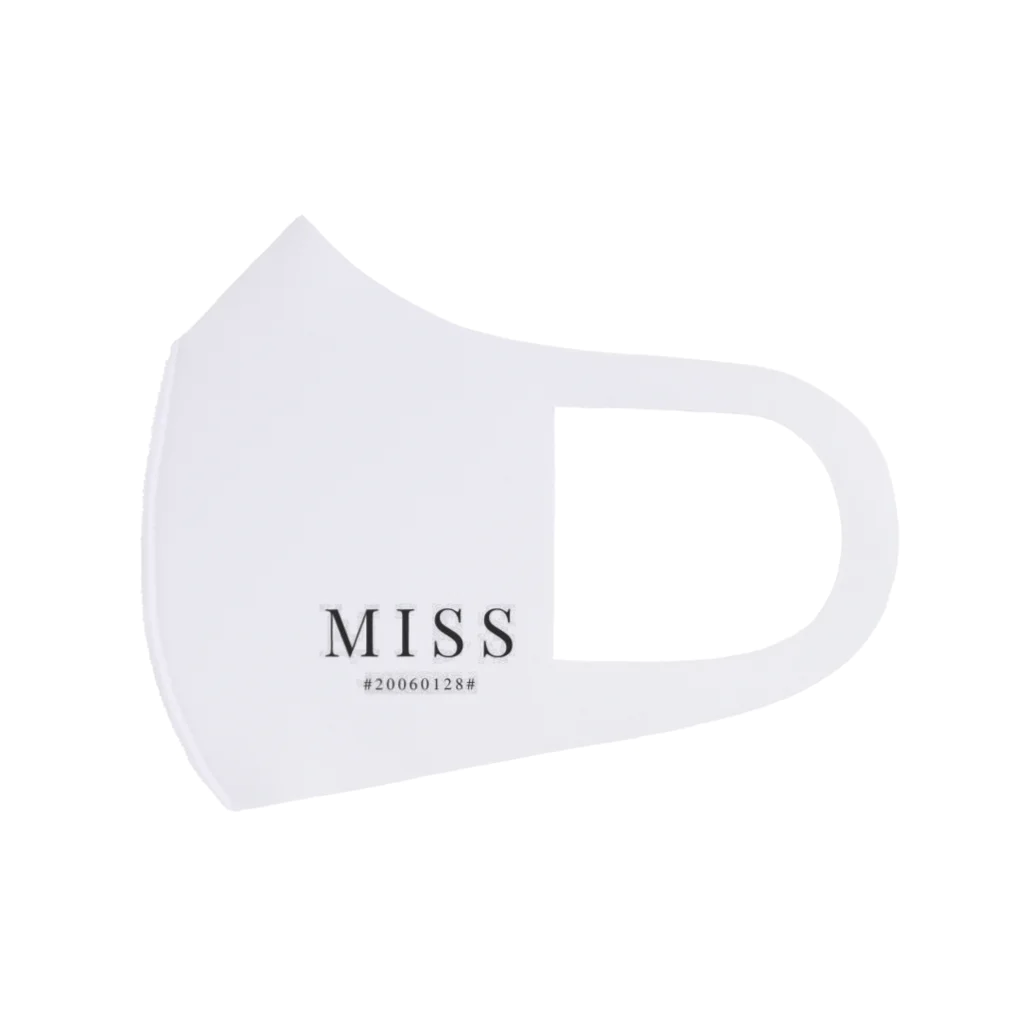 miss.20060128のMISSロゴ入りマスク Face Mask