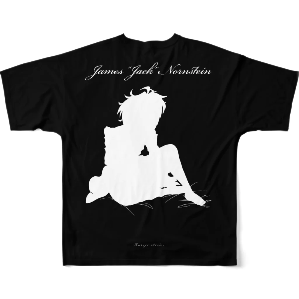 _KURAJISのJames_02_ft_ld フルグラフィックTシャツの背面