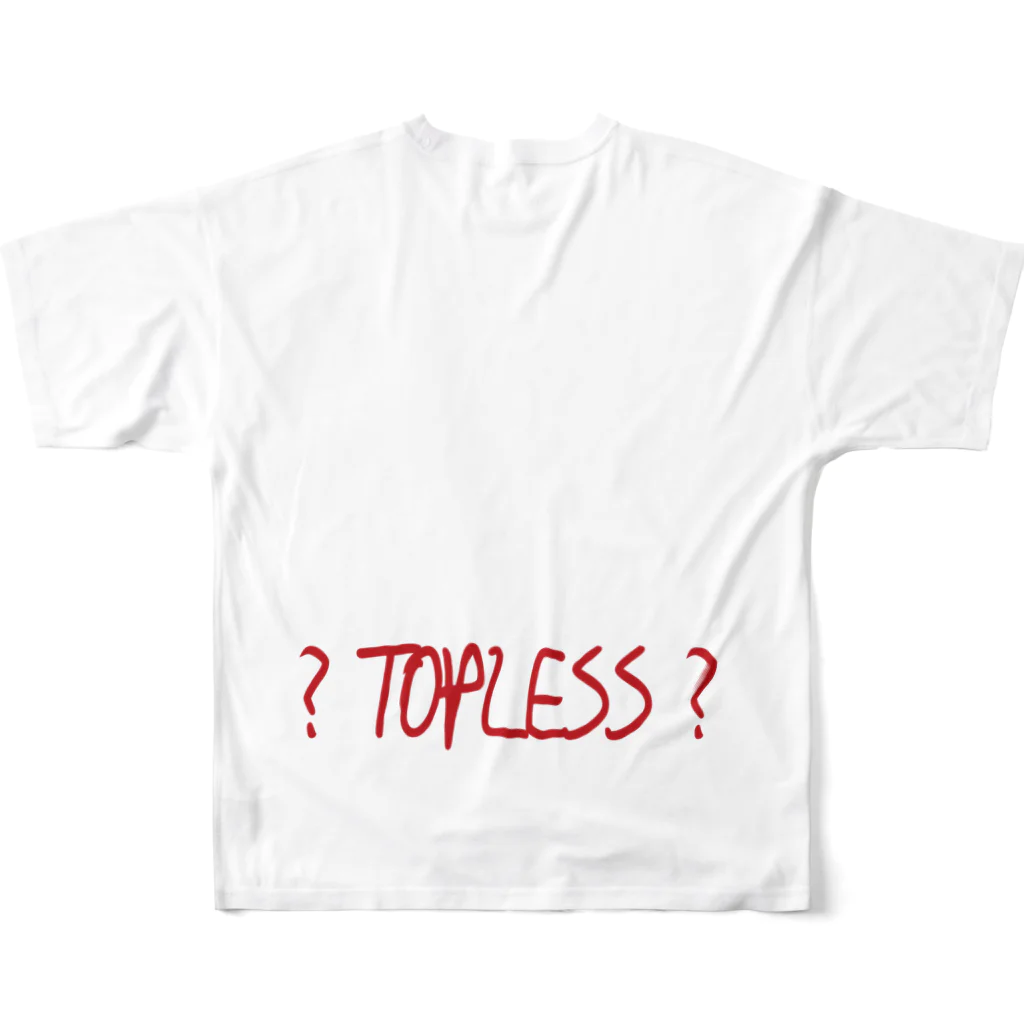 alt_203のGo TOPLESS ! フルグラフィックTシャツの背面