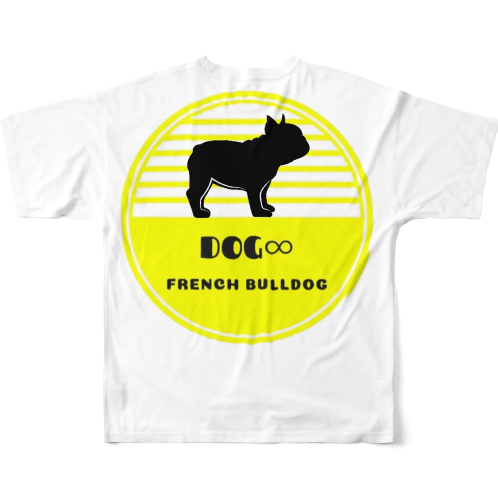 DOG8のDOG∞ オリジナルロゴグッズ フルグラフィックTシャツの背面