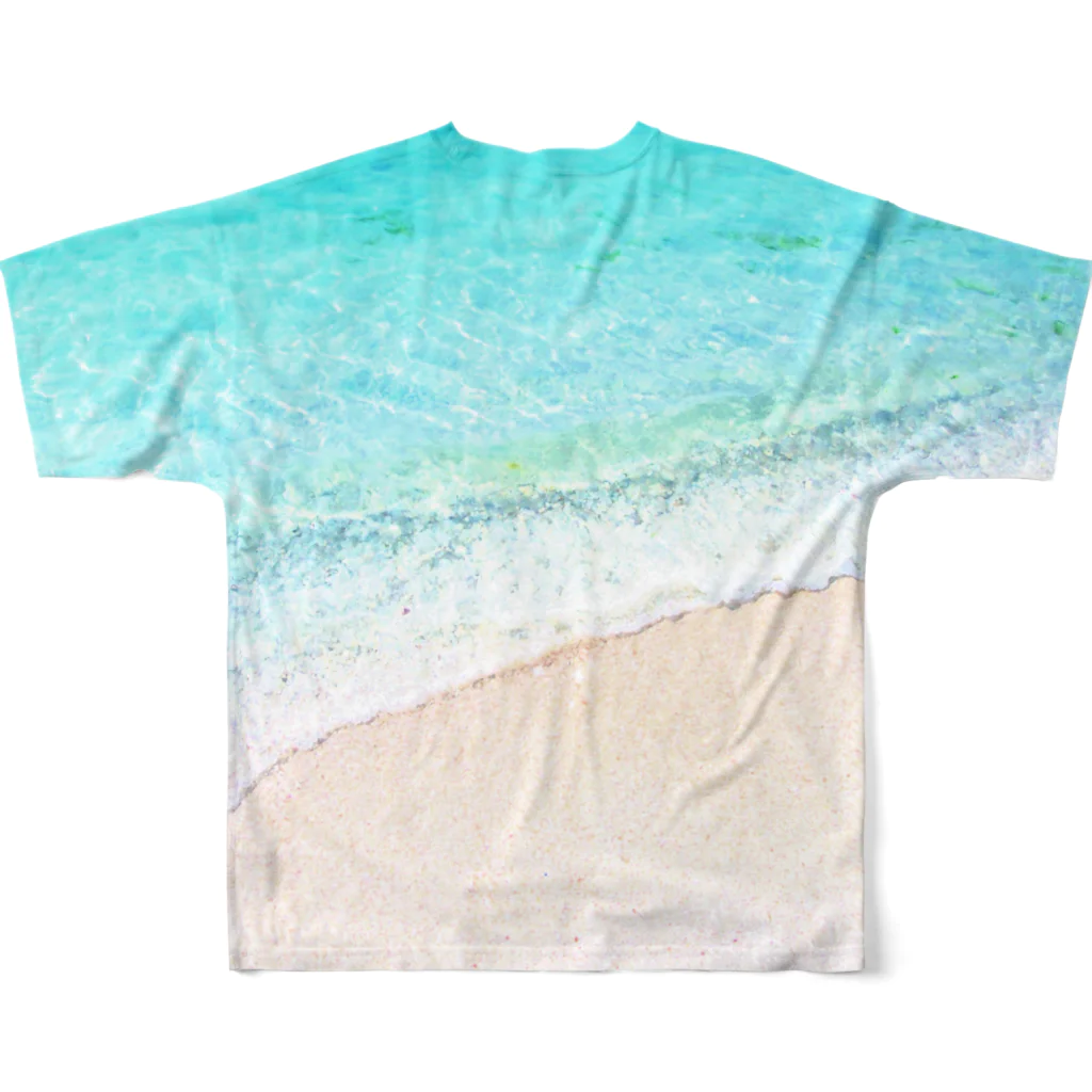 dizzyのBeachy 🌊 All-Over Print T-Shirt :back