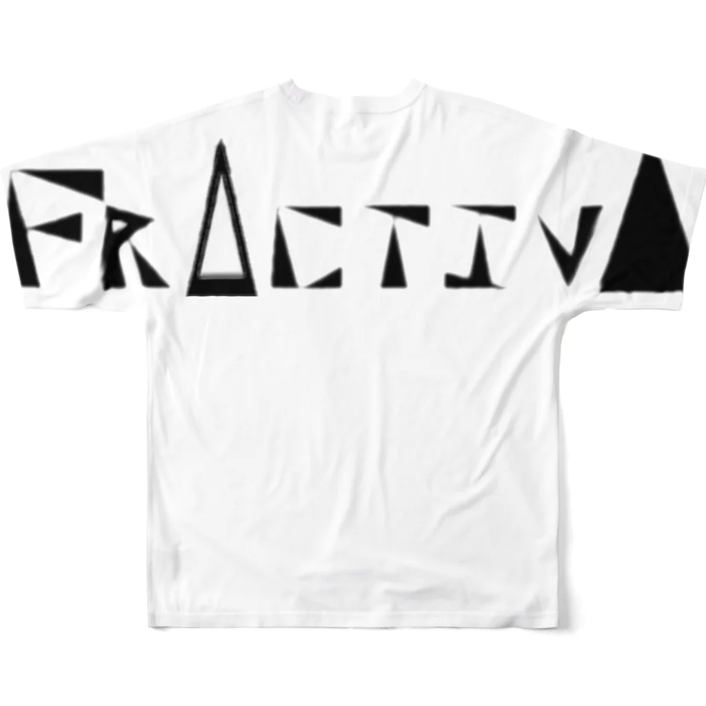 FractivaのF:Fractiva フルグラフィックTシャツの背面