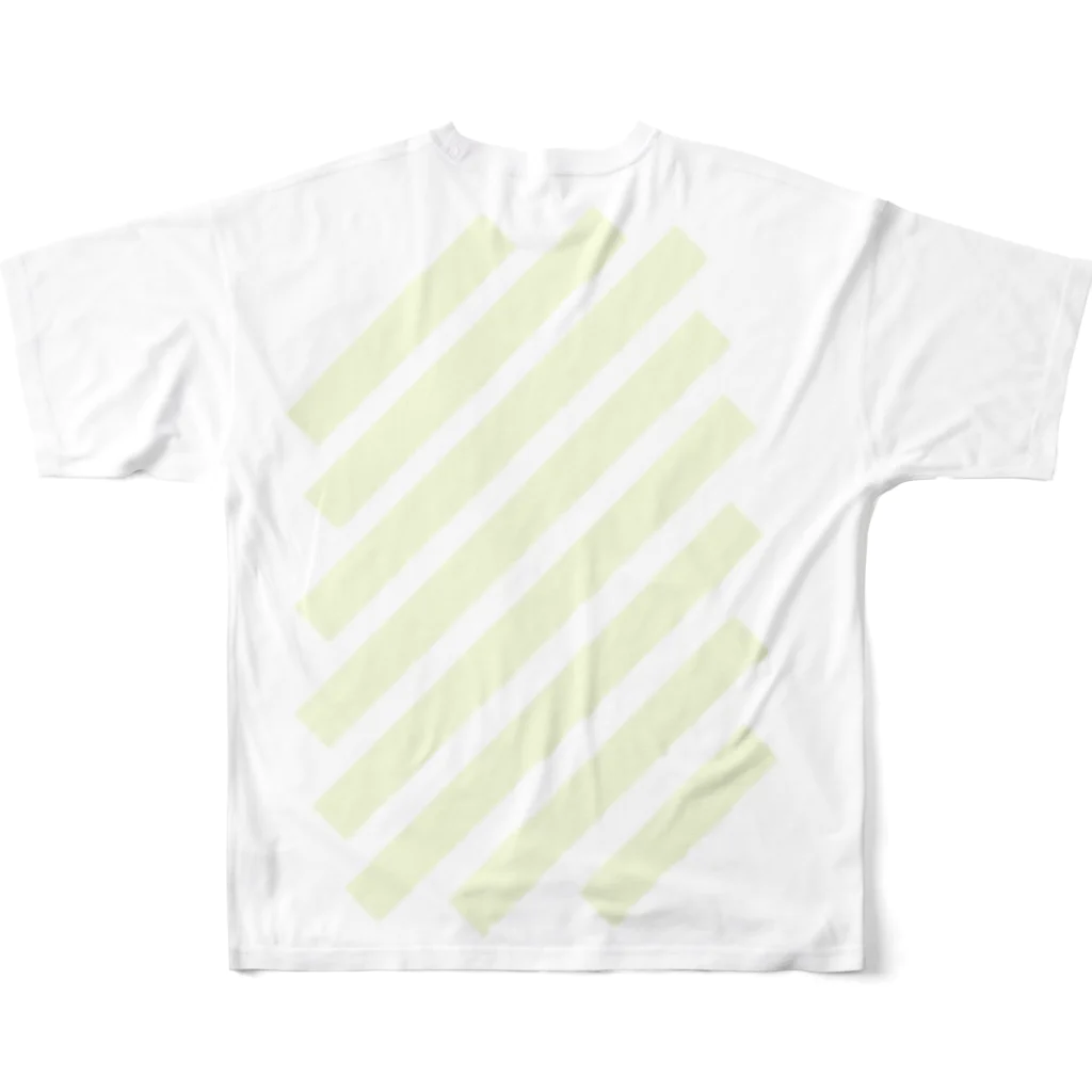 viofranme.のsuzuri_fullgraphicT-template-XL_slash_lime_yellow_pale_f7fddc フルグラフィックTシャツの背面