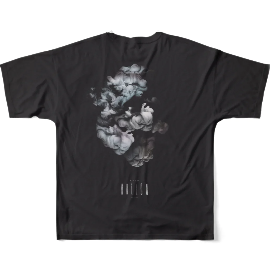 オクソラ ケイタの"HOLLOW" #01 フルグラフィックTシャツの背面