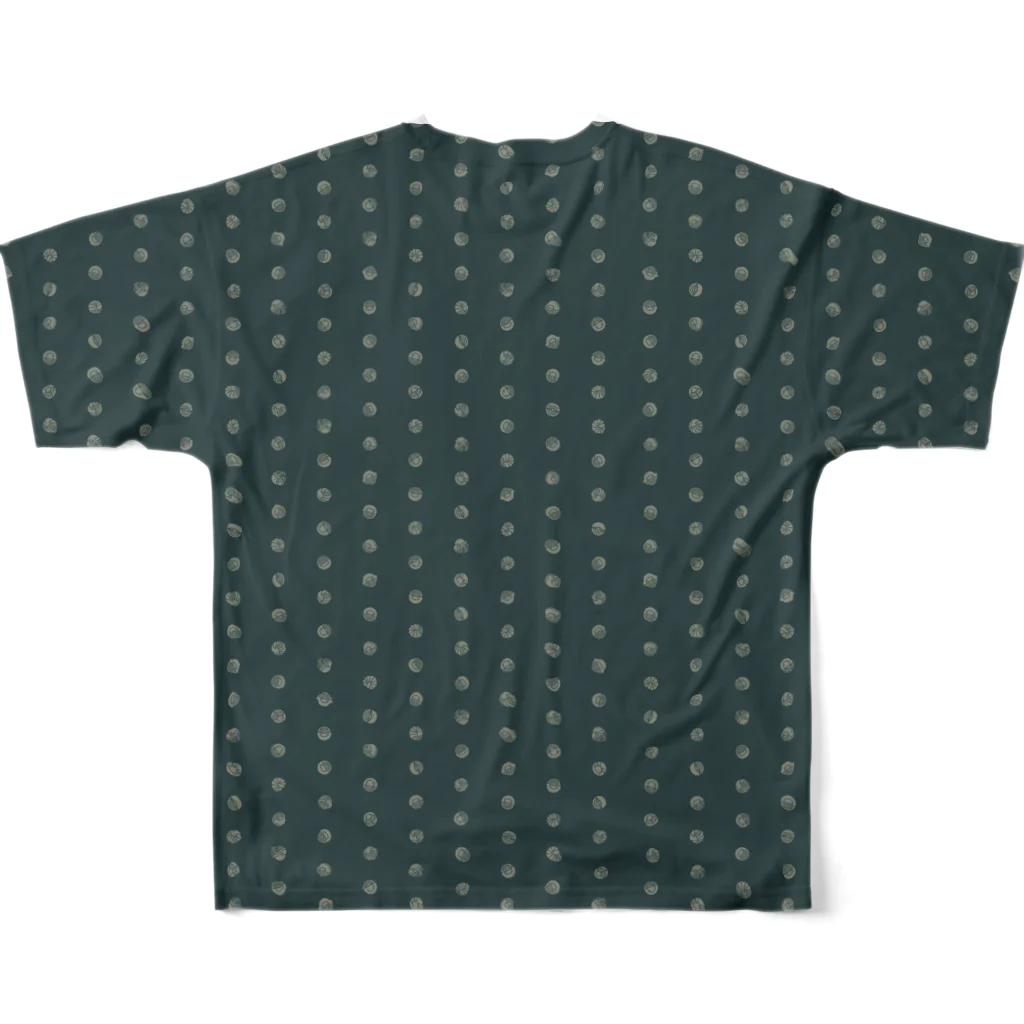 みのじのダンゴムシドット All-Over Print T-Shirt :back