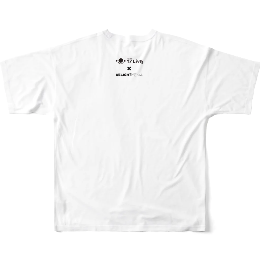 RECREATIVEのデライト_Tシャツ_01 フルグラフィックTシャツの背面