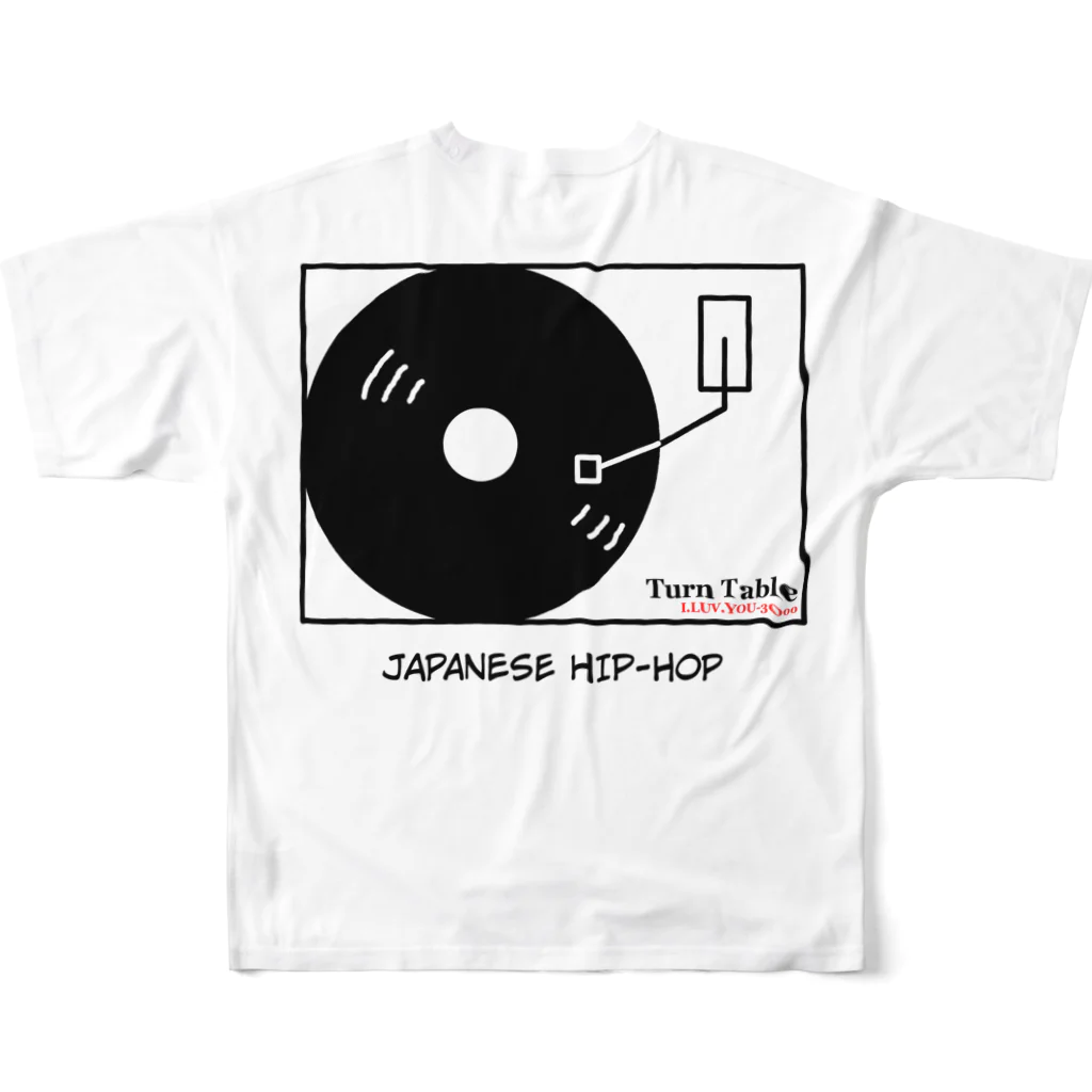 HIP HOP ネタ　映画ネタのブギーバック　part2 All-Over Print T-Shirt :back