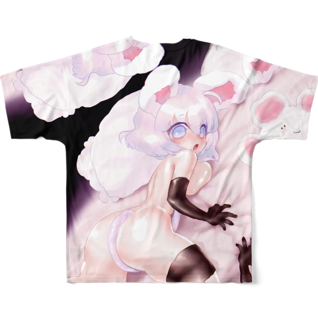 Nox Melのぷりけつねずみちゃん フルグラフィックTシャツの背面