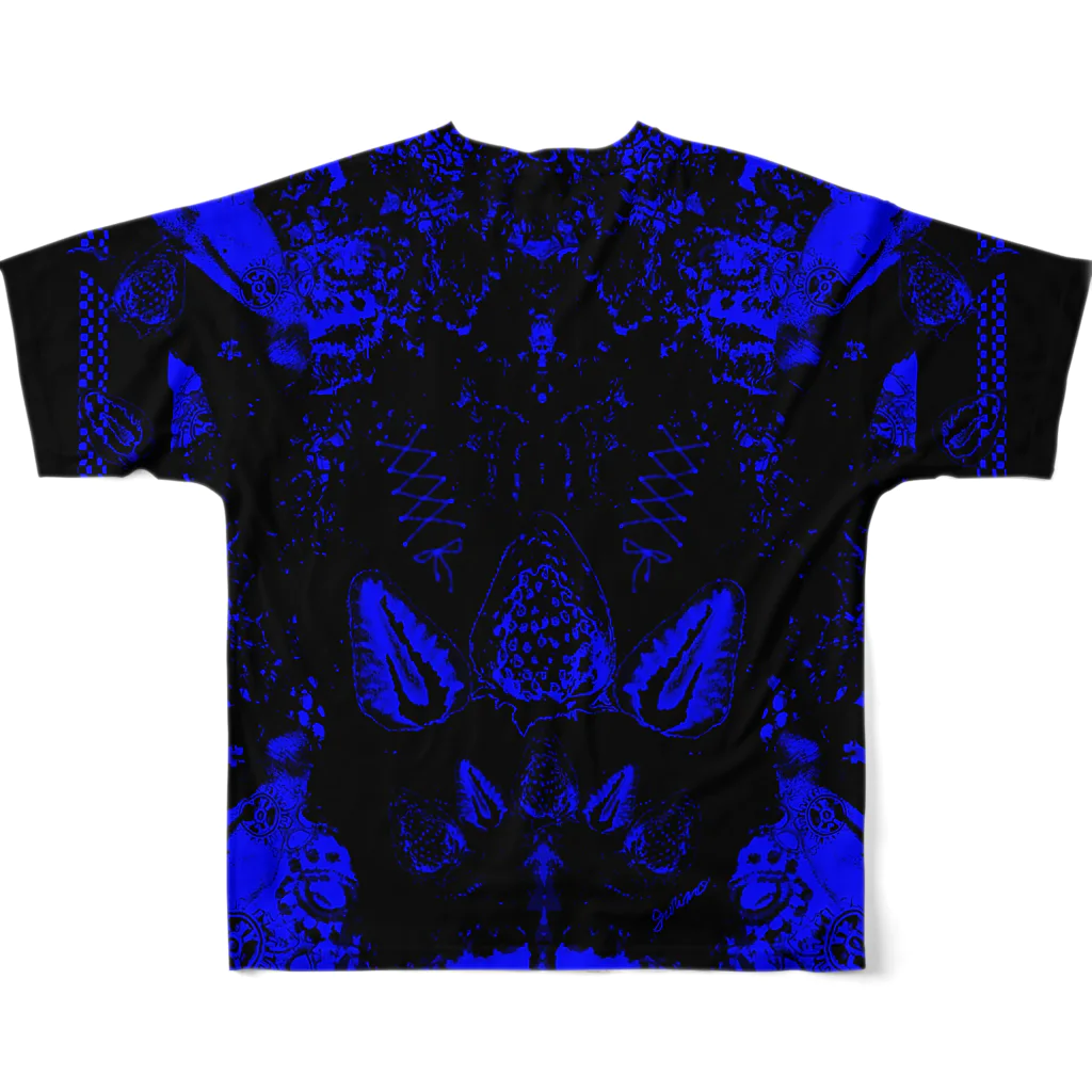 healing-honey(ﾋｰﾘﾝｸﾞﾊﾆｰ)の- HA TSU KO I -「発恋」B All-Over Print T-Shirt :back