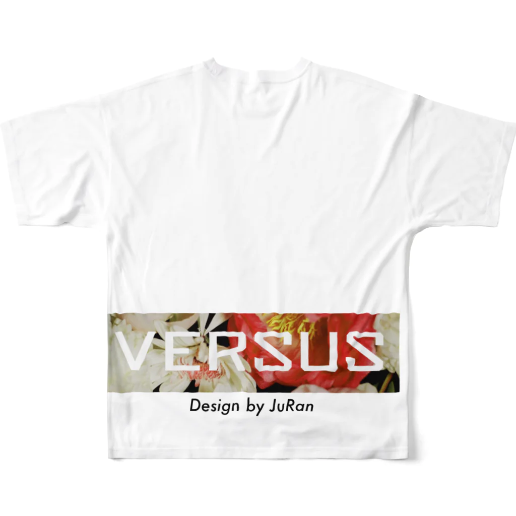 VERSUS Design by JuRanのVERSUS® Mandala フルグラフィックTシャツの背面